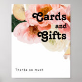 Kleurrijke Bloemen in het Groot | Kaarten en Cadea Poster (Voorkant)