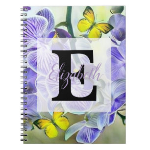 Kleurrijke bloemen in zachte pastelkleuren aquarel notitieboek