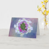 Kleurrijke bloemen kaart (Gele Bloem)