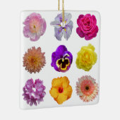 Kleurrijke bloemen keramisch ornament (Rechts)