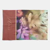 Kleurrijke Bloemen Keuken Handdoeken (Horizontaal)