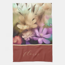 Kleurrijke Bloemen Keuken Handdoeken