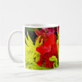 kleurrijke bloemen koffiemok (Links)