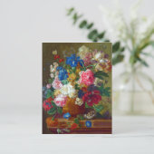 Kleurrijke  bloemen Kunstschilders Briefkaart (Staand voorkant)