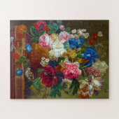 Kleurrijke  bloemen Kunstschilders Legpuzzel (Horizontaal)
