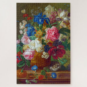 Kleurrijke  bloemen Kunstschilders Legpuzzel