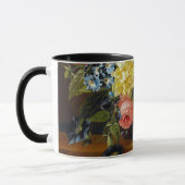 Kleurrijke bloemen Kunstschilders Mok (Links)