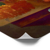 Kleurrijke bloemen Kunstschilders Poster (Hoek)