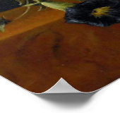 Kleurrijke bloemen Kunstschilders Poster (Hoek)