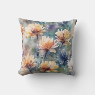 Kleurrijke bloemen kussen