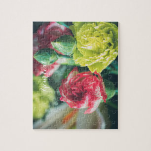 Kleurrijke bloemen legpuzzel