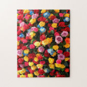 kleurrijke bloemen legpuzzel (Verticaal)