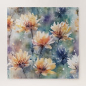 Kleurrijke bloemen legpuzzel (Verticaal)