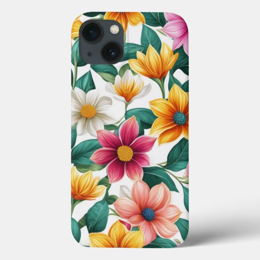 Kleurrijke  Bloemen Lente Bloemen Wildbloemen Case-Mate iPhone Case (Achterkant)