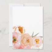 Kleurrijke Bloemen | Meisjes Uitstapje Kaart (Achterkant)