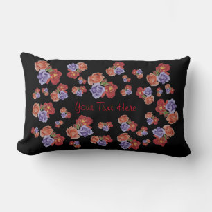 kleurrijke bloemen met rozen knoppen en rode rozen kussen