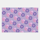 Kleurrijke Bloemen Moderne Grafische Print Inpakpapier Vel (Voorkant 2)