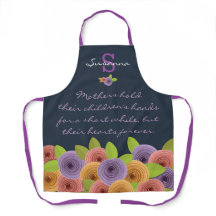 Kleurrijke Bloemen Moeder Citaat Een Monogram Op N