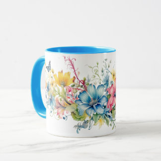 Kleurrijke Bloemen Mok