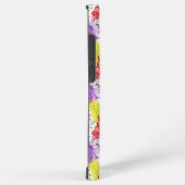 Kleurrijke bloemen naadloos patroon samsung galaxy hoesje (Rechterkant)