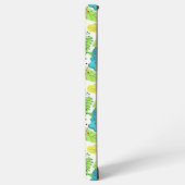 Kleurrijke bloemen naadloos patroon samsung galaxy hoesje (Linkerkant)