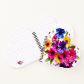 kleurrijke bloemen notitieboek (Binnen)