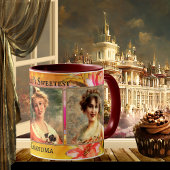 Kleurrijke Bloemen Oma Custom Foto Mok