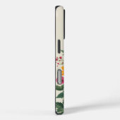 Kleurrijke bloemen op beige Case-Mate iPhone case (Achterkant / Rechts)