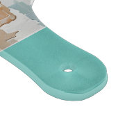 Kleurrijke Bloemen op Blauw Beige Witte Lavendel Snijplank (Hoek)