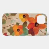 Kleurrijke bloemen op een gebroken witte achtergro Case-Mate iPhone case (Achterkant (horizontaal))