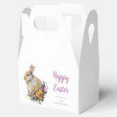 Kleurrijke Bloemen Pasen Bedankdoosjes (Geopend)