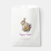 Kleurrijke Bloemen Pasen Bedankzakje (Voorkant)