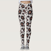 Kleurrijke bloemen patroon ontwerp 23 - Leggings (Voorkant)
