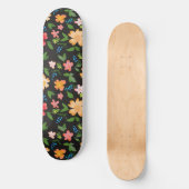 Kleurrijke bloemen persoonlijk skateboard (Voorkant)