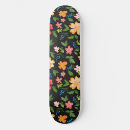 Kleurrijke bloemen persoonlijk skateboard