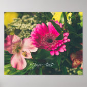 Kleurrijke bloemen poster (Voorkant)