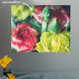 Kleurrijke bloemen poster