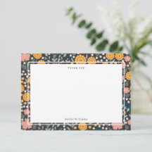 Kleurrijke Bloemen Roze Oranje Modern