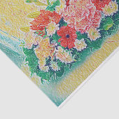 Kleurrijke bloemen schilderij tissuepapier (Detail)