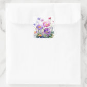 Kleurrijke Bloemen Stickers (Tas)