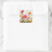 Kleurrijke Bloemen Stickers (Tas)