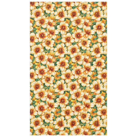 Kleurrijke bloemen tafelkleed (Voorkant)