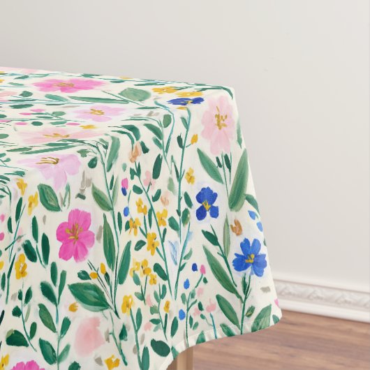 Kleurrijke Bloemen Tafelkleed (Voorbeeld)
