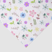 Kleurrijke bloemen tissuepapier (Detail)