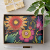 Kleurrijke Bloemen Tissuepapier (Geschenk)