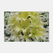 kleurrijke+ bloemen, tuin+ gnoom, calla+ l deurmat (Voorkant)