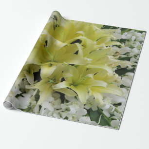 kleurrijke+ bloemen,     tuin+ kabouter,     calla cadeaupapier