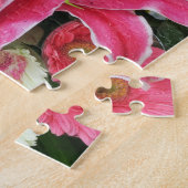kleurrijke+ bloemen, tuin+ kabouter, calla legpuzzel (Zijkant)