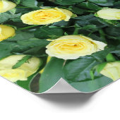 kleurrijke+ bloemen,    tuin+ kabouter, poster (Hoek)