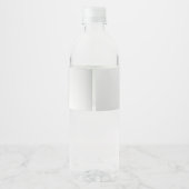 Kleurrijke bloemen van de bruiloft waterfles etiket (Achterkant)